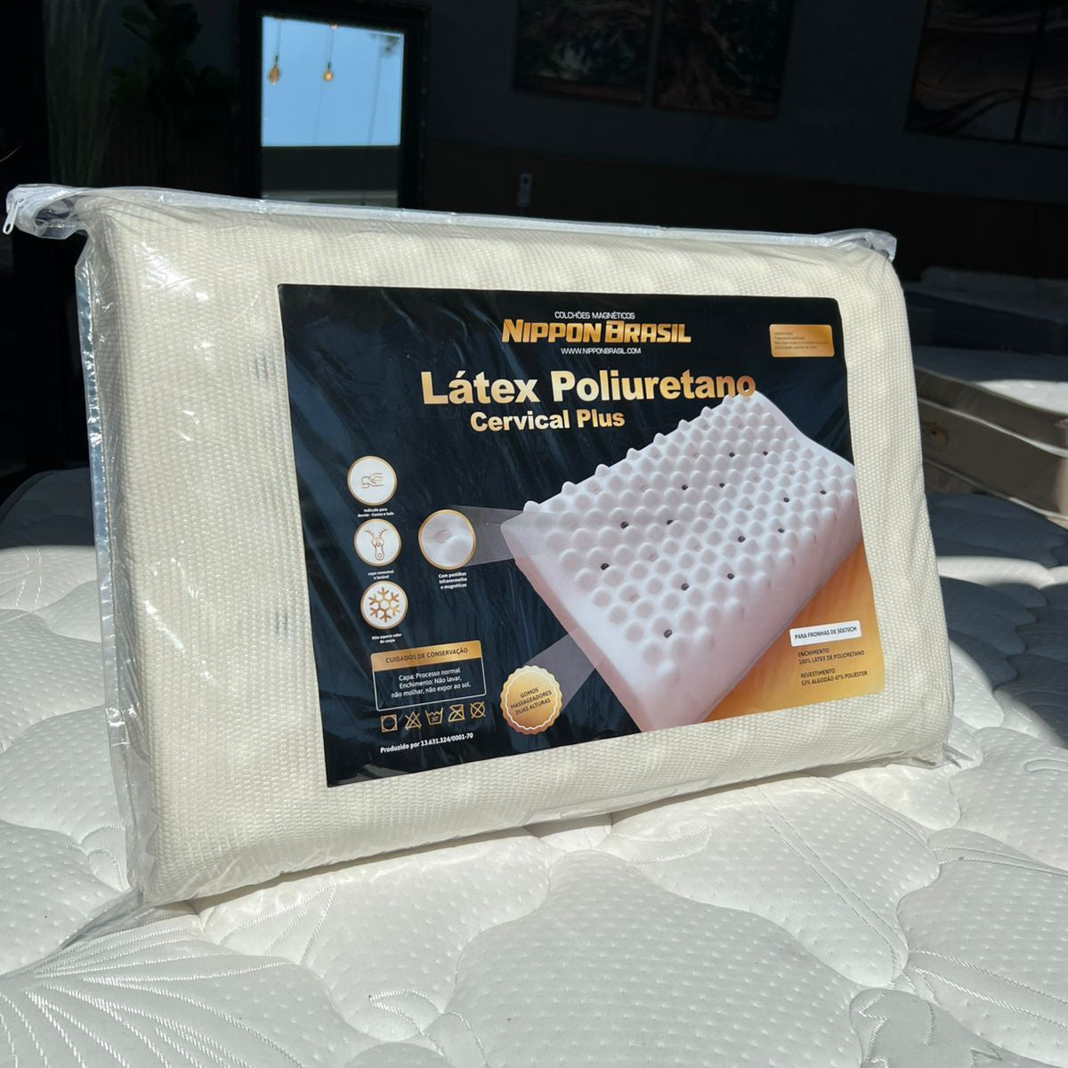 Travesseiro Cervical Plus Látex