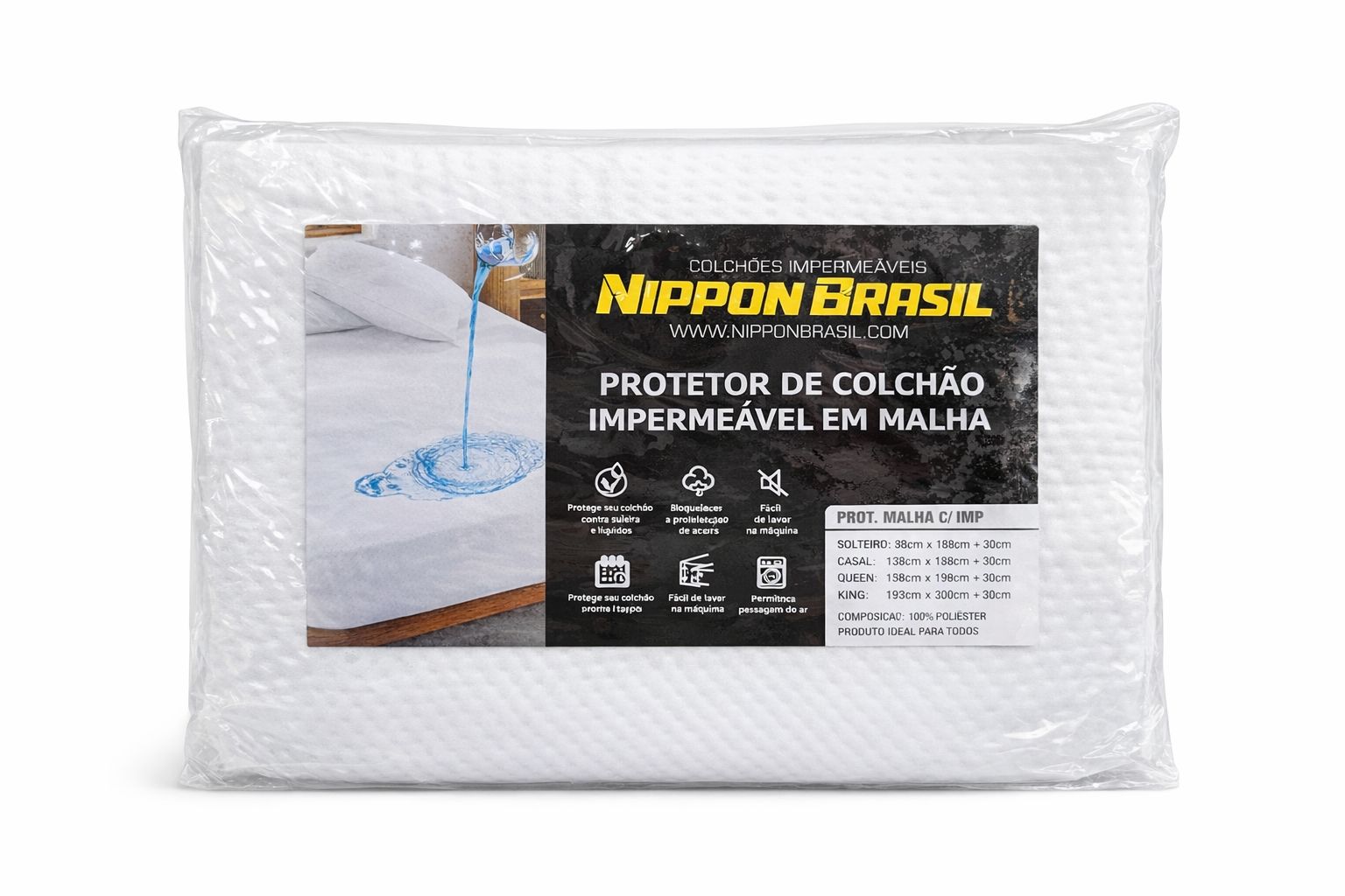 Protetor De Colchão Impermeável