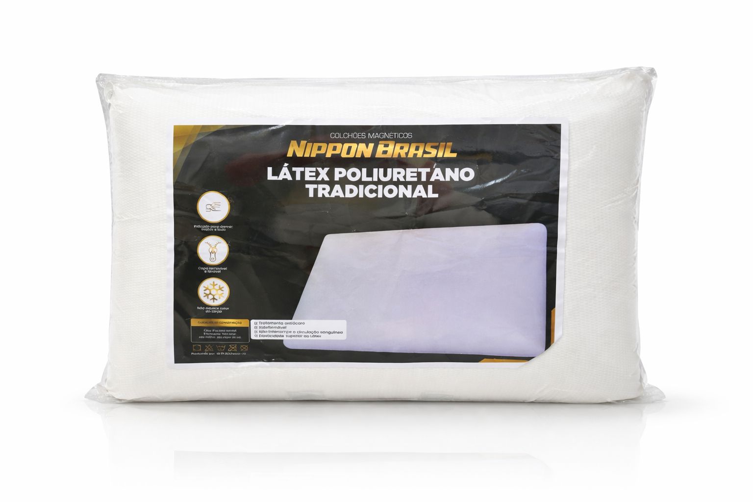 Travesseiro Látex Poliuretano Tradicional